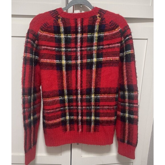 Polo Ralph Lauren Men's Plaid Wool-Blend Sweater Red SZ. S NWT$398 - Picture 9 of 14